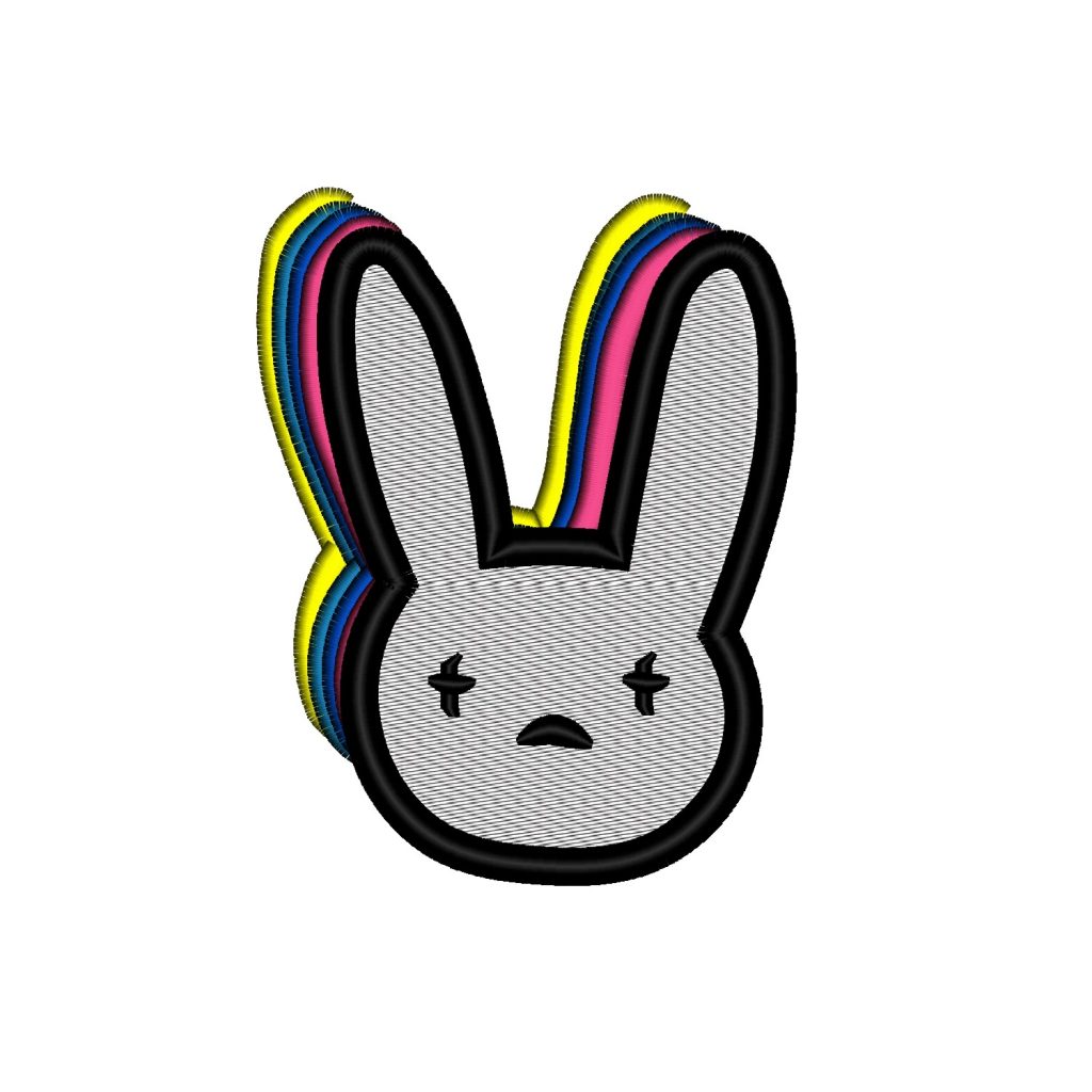 bad-bunny-logo-embroidery-design-mydigitize-mx