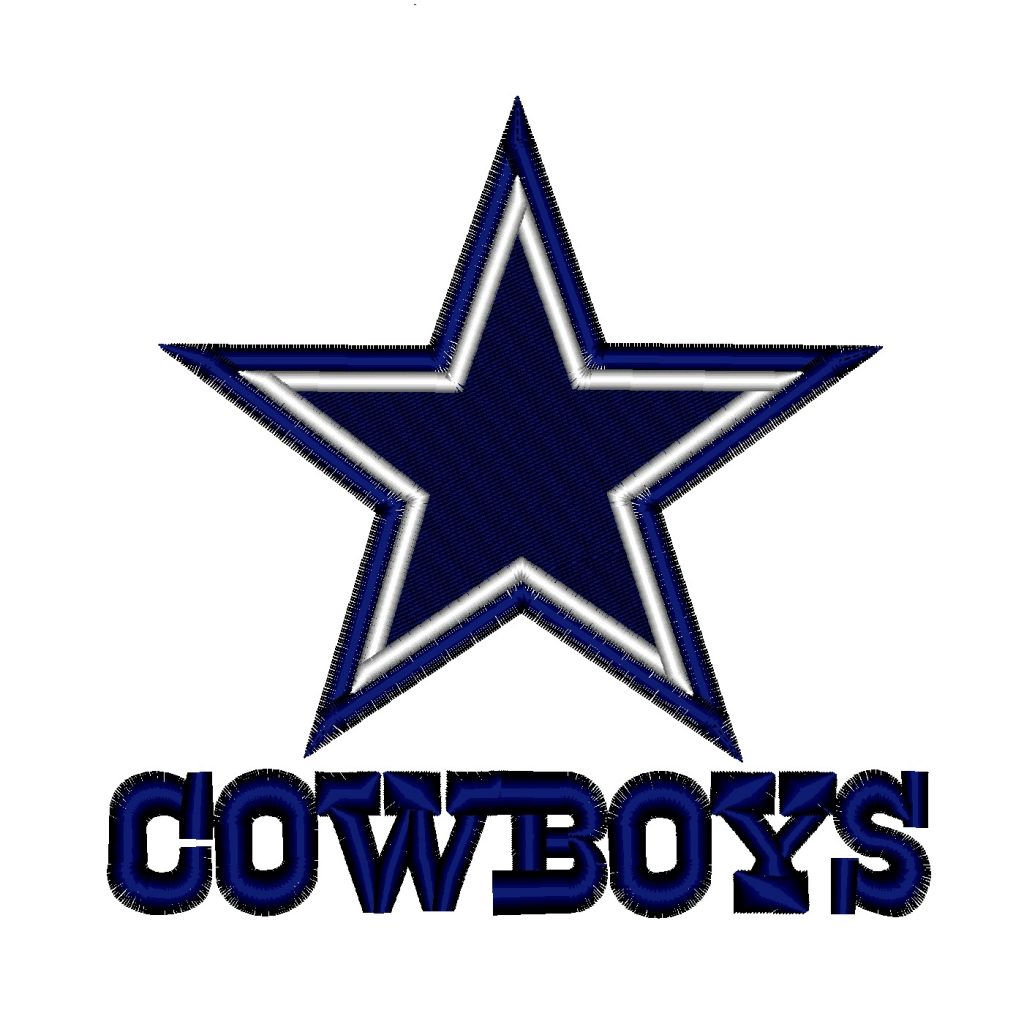 Dallas Cowboys, embroidery design – Mydigitize.mx