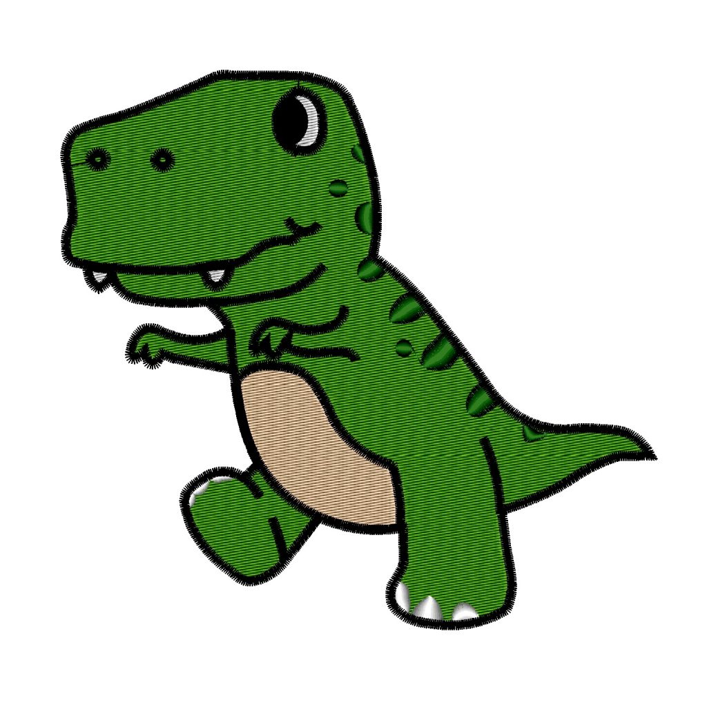 Dinosaur T Rex design for embroidery machine Mydigitize.mx