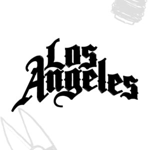 Los Angeles Old goth style English Font for Cap